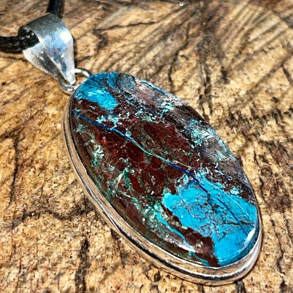 “Strengthening Stone” Turquoise Pendant 2” - Picture 7 of 17